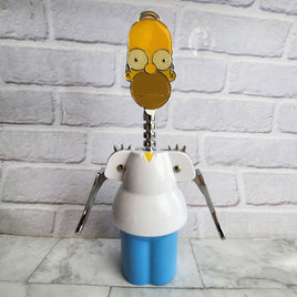 Homer Simpson Bottle Opener Corkscrew Wine Bottle Opener Simpsons Vintage 2007