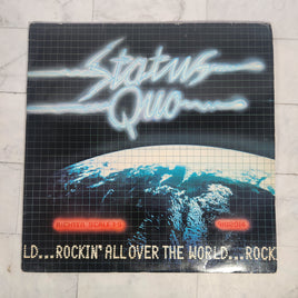 Status Quo Rockin All Over The World Vinyl 1977 With Picture Insert - Rock