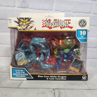 
              Yu Gi Oh Blue Eyes White Dragon + Gate Guardian Figure Pack
            