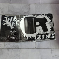 
              Thug Life Gun Coffee Mug Pistol Black Ceramic Novelty Secret Santa Gift  New Box
            