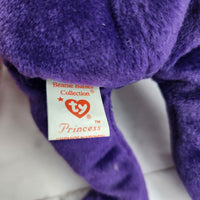 
              Princess Diana Beanie Baby Bear 1997 No Space Tag With Case Made In Indonesia
            