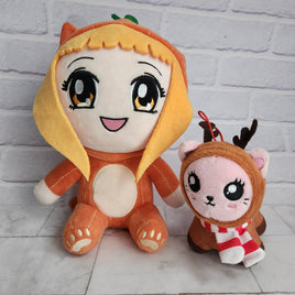 Inquisitor Master Miss Pumpkin Charli Anime Plush + Chibi Deer Bundle Japan