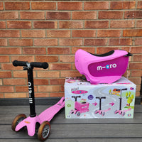 
              Mini Micro 2 Go Scooter 2 Go Pink With Storage Box In Box Great Condition
            