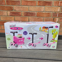 
              Mini Micro 2 Go Scooter 2 Go Pink With Storage Box In Box Great Condition
            