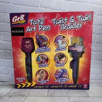 
              GR8 Kit - Tat2 Tattoo Kit + Hair Braider Twist + Twirl New In Box Vintage
            