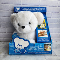 
              GLO-E Light Up Bear Magical Clap + Glo Glow Colour Changing New In Box 2005
            