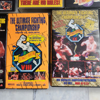 
              UFC VHS Bundle 1-10 + Vendetta UFC1 - UFC10 Great Condition
            