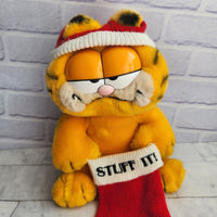 
              Garfield Christmas Stocking Plush Stuff It Vintage 1981
            