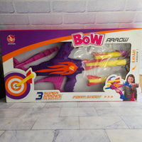 
              Bow + Arrow Foam Shooting Toy Nerf Style Large Box! Jieshen - New Sealed 2010
            