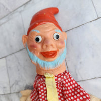 
              Punch and Judy Puppet Bundle Vintage 1950's King Old Woman Gnome
            