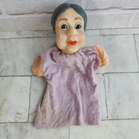 
              Punch and Judy Puppet Bundle Vintage 1950's King Old Woman Gnome
            