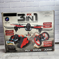 
              RED5 3in1 Transforming Drone Vehicle Fly Drive Jump In Box - Complete
            