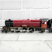 
              Hornby Princess Elizabeth R258 With Tender 6201 LMS Maroon OO Gauge With Smoke
            