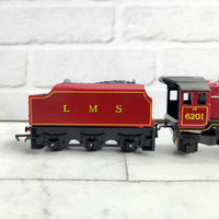 
              Hornby Princess Elizabeth R258 With Tender 6201 LMS Maroon OO Gauge With Smoke
            