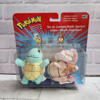 
              Pokemon Squirtle vs Spearow Glitter Plush Battle Playset New Sealed Vintage 1999
            