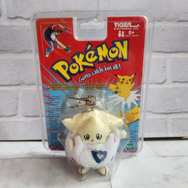 Pokemon Togepi Talking Keychain Plush Tiger Electronics 2000 - New Sealed