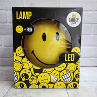 
              Official Smiley World Mr Maria LED Lamp Light New In Box Smiley Emoji New Box 10"
            