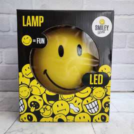 Official Smiley World Mr Maria LED Lamp Light New In Box Smiley Emoji New Box 10"