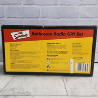 
              The Simpsons Shower Gift Set With Radio Clock Vintage 2002 New In Box
            