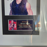 
              WWE Roman Reigns Framed Signed Print Autograph Photo A4 Portrait WWF Wrestling
            