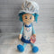 Little Miss Muffin Cupcake Doll Plush Toy - Blue White - Brand New - 2011