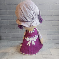 
              Little Miss Muffin Cupcake Doll Plush Toy Purple / White  Colourway - Brand New
            