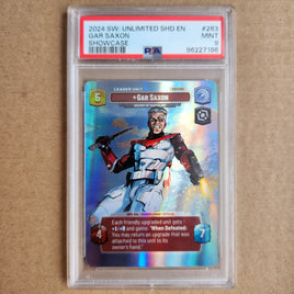 Gar Saxon Showcase #263 - PSA 9 - Star Wars Unlimited SHD