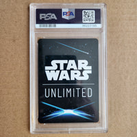 
              Kylo Ren Killing The Past Hyperspace Foil #410 - PSA 10 - Star Wars Unlimited POP 1
            