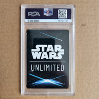 
              Rey Hyperspace Foil #321 - PSA 9 - Star Wars Unlimited SHD - Highest Grade In World
            