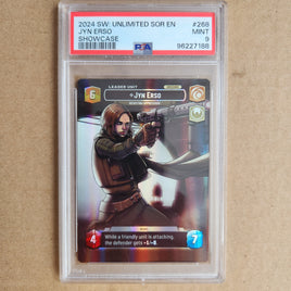 Jyn Erso Showcase #268 - PSA 9 - Star Wars Unlimited SOR