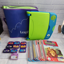 Leapfrog LeapPad Bundle With 10 Games, 11 Books + Carry Case - Tested Working