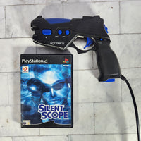 
              Sony Playstation 2 Light Gun Controller With Silent Scope Game Bundle PS1 + PS2
            