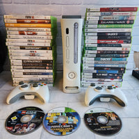 
              Xbox 360 Console Bundle + 47 Games + 2 Controllers - Ready To Play!
            