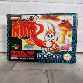 Mr Nutz - SNES - Super Nintendo - Boxed + Complete With Manual, Papers + Poster