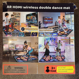 Double Dance Mat Game for TV with Camera + Lights Plug + Play Over 20 Games Yoga