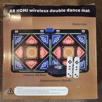 
              Double Dance Mat Game for TV with Camera + Lights Plug + Play Over 20 Games Yoga
            