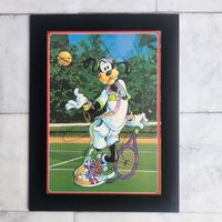 
              Goofy Wimbledon Tennis (Around The World) Framed Vintage Disney Postcard
            