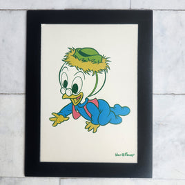 Baby Donald Duck (1985) Framed Vintage Disney Postcard