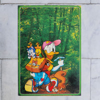 
              Donald Duck Hike (Around The World) Framed Vintage Disney Postcard
            