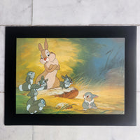 
              Bambi Rabbit Troupe Framed Vintage Disney Postcard
            