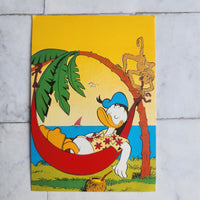 
              Donald Lazy Hammock Framed Vintage Disney Postcard
            