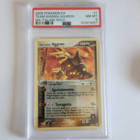 
              Pokemon Team Magma's Aggron 7/95 PSA 8 Team Magma vs Aqua Holo
            