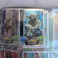 
              Topps Star Wars Force Attax Binder Bundle + Cards + Foils
            