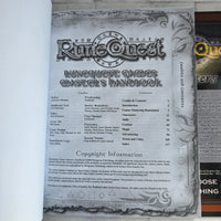 
              Runequest RPG Book Bundle Games Master's Handbook + Monsters 2 - Rare 2008
            
