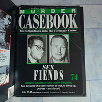 
              Murder Casebook Magazine Bundle Set Complete 31 - 74 + Binders
            
