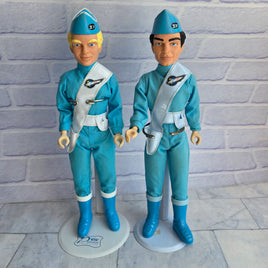 Thunderbirds Doll Bundle Scott Tracy Alan Tracy Electronic Talking With Stands