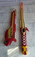 
              Power Rangers Ninja Storm Gun Blaster Samurai Sword Bandai 2003
            