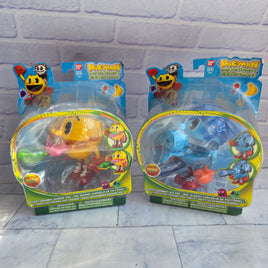 Pac Man And The Ghostly Adventures Figure Bundle Ghost Grabbin Gooage + Ice Pac