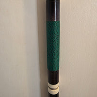 
              Riley Snooker Cue Gold Aluminium Case With Green Tiger Cue Vintage 1980s
            