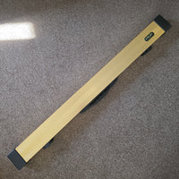 
              Riley Snooker Cue Gold Aluminium Case With Green Tiger Cue Vintage 1980s
            